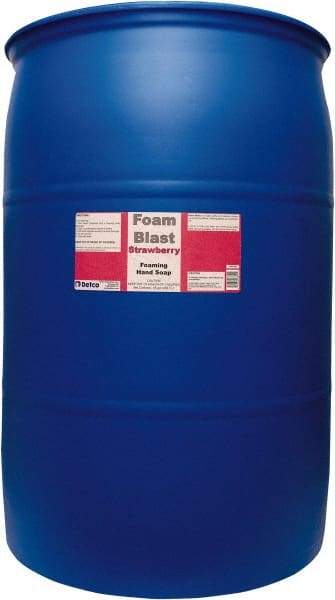 Detco - 55 Gal Drum Liquid Hand Cleaner - Red, Strawberry Scent - Apex Tool & Supply