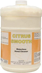 Detco - 1 Gal Bottle Waterless Cream Waterless Hand Cleaner - Yellow, Citrus Scent - Apex Tool & Supply