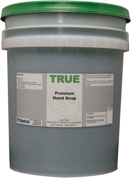 Detco - 5 Gal Pail Liquid Hand Cleaner - Green, Herbal Scent - Apex Tool & Supply