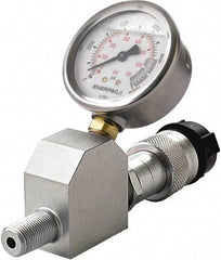 Enerpac - Hydraulic Pressure Gages & Adapters Type: Liquid-Filled Gauge Pressure Rating: 0 - 10000 - Apex Tool & Supply