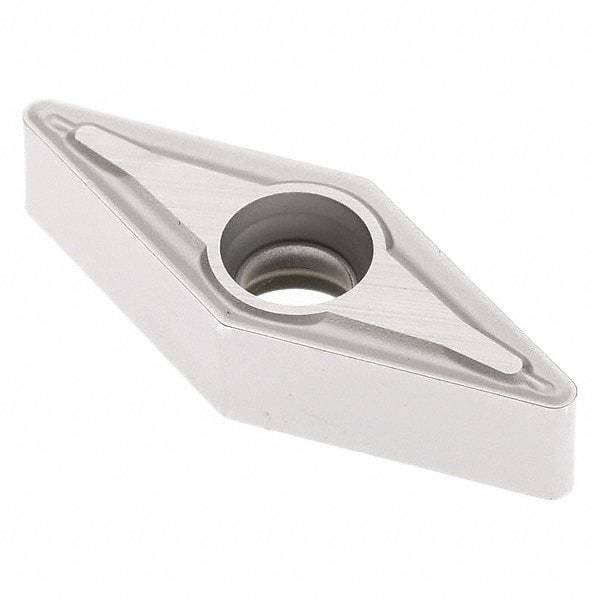 Seco - VNMU2.532 M3 Grade TP3501 Carbide Turning Insert - TiCN/Al2O3 Finish, 35° Diamond, 5/16" Inscr Circle, 3/16" Thick, 1/32" Corner Radius - Apex Tool & Supply
