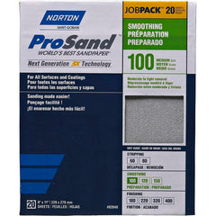 Norton - Sanding Sheets Abrasive Material: Aluminum Oxide Grade: Medium - Apex Tool & Supply
