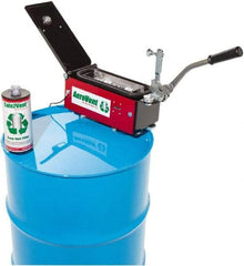 Made in USA - Aerosol Can Disposal - 11" High x 8" Wide x 30" Deep, For 30 & 55 Gal Drums - Apex Tool & Supply