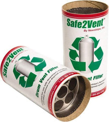Made in USA - Trash Compactor/Crusher Replacement Carbon Filter - 4" Wide x 8" Long x 8" High, For Aerosol Can Deflators - Apex Tool & Supply