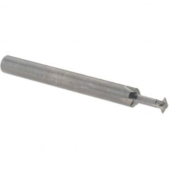 Accupro - 5/32° 5/32" Cut Diam, 0.045" Cut Width, 3/16" Shank, Solid Carbide Double-Angle Cutter - Apex Tool & Supply