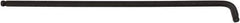 Bondhus - 8mm Hex, Long Arm, Ball End Hex Key - 202mm OAL, Metric System of Measurement - Apex Tool & Supply