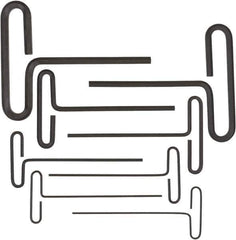 Bondhus - 8 Piece, Loop T-Handle Hex Key Set - 2 to 10mm Range, Protanium High Torque Steel - Apex Tool & Supply