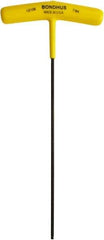 Bondhus - 7/64" Hex, T-Handle, Ball End Hex Key - 7.3" OAL, Protanium High Torque Steel, Inch System of Measurement - Apex Tool & Supply