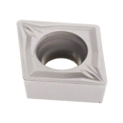 Seco - CCMT432 MF2 Grade TP3501 Carbide Turning Insert - TiCN/Al2O3 Finish, 80° Diamond, 1/2" Inscr Circle, 3/16" Thick, 1/32" Corner Radius - Apex Tool & Supply