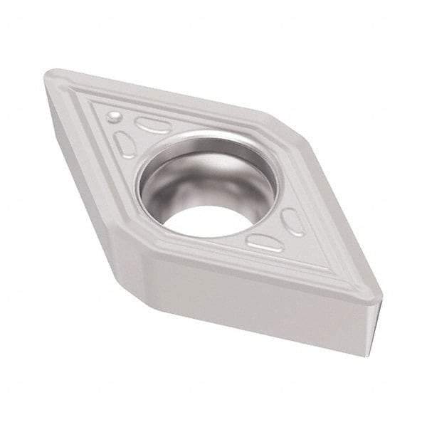 Seco - DCMT433 M3 Grade TP3501 Carbide Turning Insert - TiCN/Al2O3 Finish, 55° Diamond, 1/2" Inscr Circle, 3/16" Thick, 3/64" Corner Radius - Apex Tool & Supply