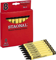 Crayola - Lumber Crayons Color: Black Material: Wax - Apex Tool & Supply