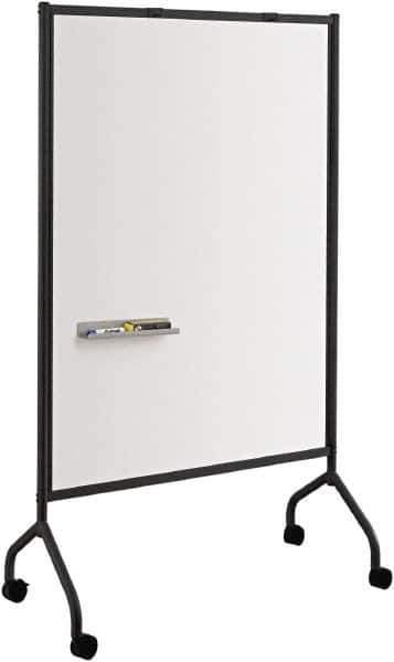 Safco - 72" High x 42" Wide Magnetic Wet/Dry Erase - Steel, 21-1/2" Deep, Includes Magnetic Accessory Tray, Dry Erase Markers, Eraser & Easel Pad Hooks - Apex Tool & Supply