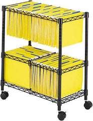 Safco - 33-1/4" Wide x 17" Long x 27" High Tote Cart - 1 Shelf, Steel - Apex Tool & Supply