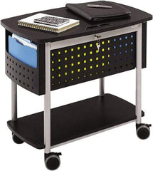 Safco - 25-3/4" Wide x 14" Long x 29-3/4" High File Cart - 2 Shelf, Steel - Apex Tool & Supply