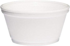 DART - Foam Container, 8 oz, 1000/Carton - White - Apex Tool & Supply