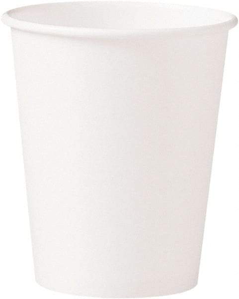 Solo - Polycoated Hot Paper Cups, 10 oz - White - Apex Tool & Supply