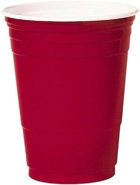 Solo - Plastic Party Cold Cups, 16 oz - Red - Apex Tool & Supply