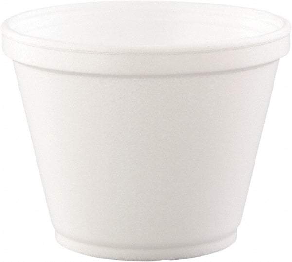 DART - Food Containers, Foam, 12 oz, 25/Bag, 20 Bags/Carton - White - Apex Tool & Supply