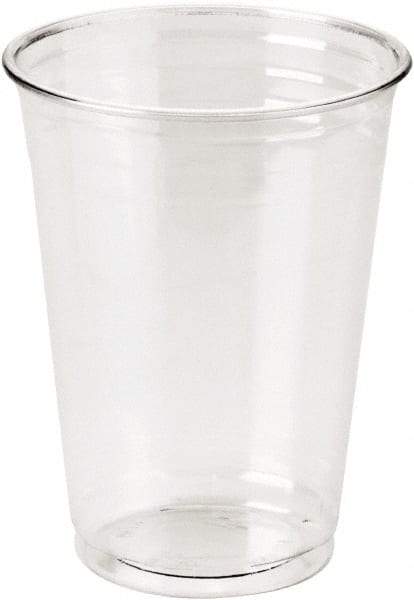 Dixie - Clear Plastic PETE Cups, Cold, 10 oz, WiseSize, 25/Pack, 20 Packs/Carton - Clear - Apex Tool & Supply