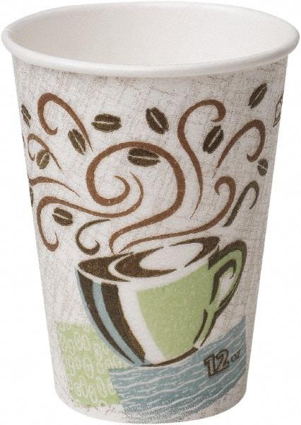 Dixie - Hot Cups, Paper, 12 oz, 50/Pack - Coffee Dreams Design - Apex Tool & Supply