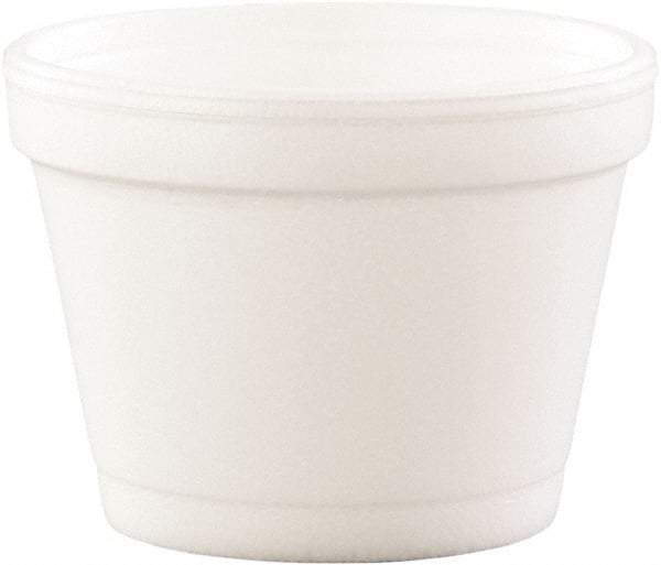 DART - Bowl Containers, Foam, 4 oz, 1000/Carton - White - Apex Tool & Supply