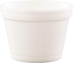 DART - Bowl Containers, Foam, 4 oz, 1000/Carton - White - Apex Tool & Supply