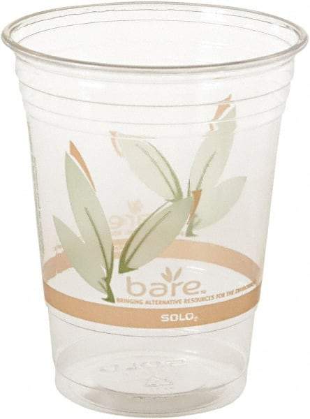 Solo - Bare Eco-Forward RPET Cold Cups, 16-18 oz, Clear, 50/Pack, 1000/Carton - Clear - Apex Tool & Supply