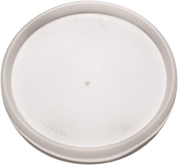 DART - Plastic Lids, for 8, 12, 16 oz Hot/Cold Foam Cups, Vented, 1000/Carton - Translucent - Apex Tool & Supply
