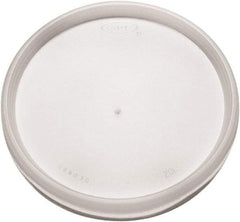 DART - Plastic Lids, for 8, 12, 16 oz Hot/Cold Foam Cups, Vented, 1000/Carton - Translucent - Apex Tool & Supply