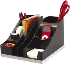 Deflect-o - Black/Silver All-In-One Caddy - Plastic - Apex Tool & Supply