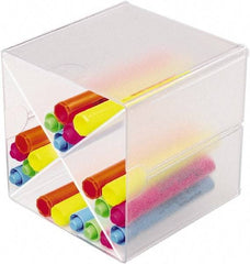 Deflect-o - Clear Desk Top Organizer - Plastic - Apex Tool & Supply