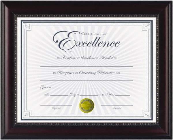 Dax - Rosewood Document Holders-Certificate/Document - 11" High x 8-1/2" Wide - Apex Tool & Supply