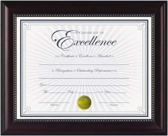 Dax - Rosewood Document Holders-Certificate/Document - 11" High x 8-1/2" Wide - Apex Tool & Supply