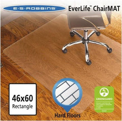 ES Robbins - 60" Long x 46" Wide, Chair Mat - Rectangular, Straight Edge Style - Apex Tool & Supply