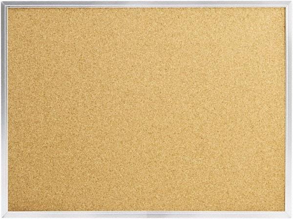 Mead - 24" Wide x 18" High Open Cork Bulletin Board - Natural (Color) - Apex Tool & Supply