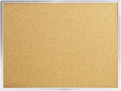 Mead - 24" Wide x 18" High Open Cork Bulletin Board - Natural (Color) - Apex Tool & Supply