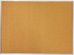Mead - 96" Wide x 48" High Open Cork Bulletin Board - Natural (Color) - Apex Tool & Supply