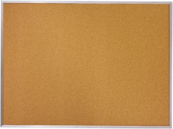 Mead - 36" Wide x 24" High Open Cork Bulletin Board - Natural (Color) - Apex Tool & Supply