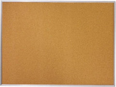 Mead - 36" Wide x 24" High Open Cork Bulletin Board - Natural (Color) - Apex Tool & Supply