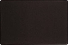 Quartet - 48" Wide x 36" High Cork Bulletin Board - Fabric, Black - Apex Tool & Supply