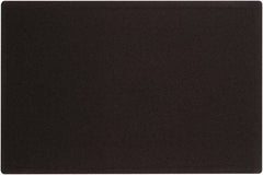 Quartet - 36" Wide x 24" High Cork Bulletin Board - Fabric, Black - Apex Tool & Supply