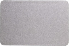 Quartet - 36" Wide x 24" High Cork Bulletin Board - Fabric, Gray - Apex Tool & Supply