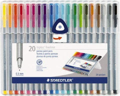 Staedtler - Assorted Colors Marker - Ultra Fine Tip, Water Base Ink - Apex Tool & Supply
