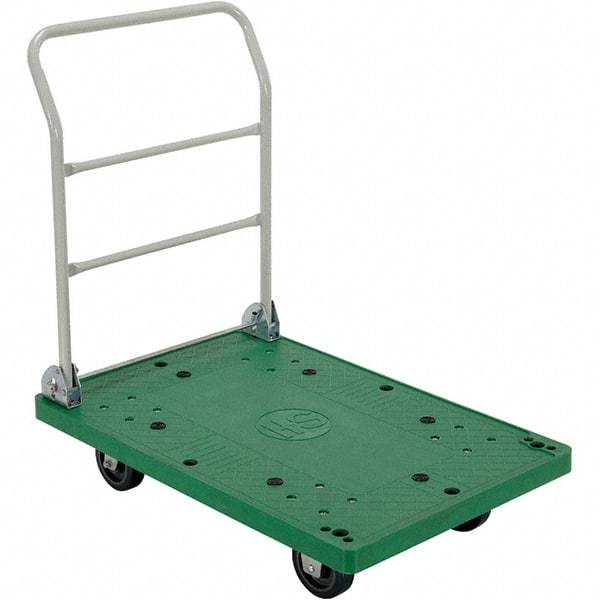 Vestil - 500 Lb Capacity Plastic/Steel Platform Truck - 24" OAW - Apex Tool & Supply