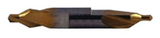 #5 x 2-3/4 OAL 60° HSS Combined Drill & Countersink-TiN Coated - Apex Tool & Supply