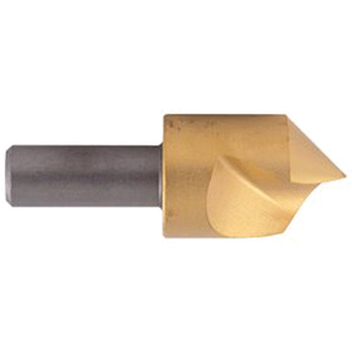 1/4 × 60 DEG HSS 6FL C/SINK-TIN - Apex Tool & Supply