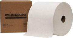 PRO-SOURCE - Dry Shop Towel/Industrial Wipes - Jumbo Roll, 12" x 12" Sheet Size, White - Apex Tool & Supply