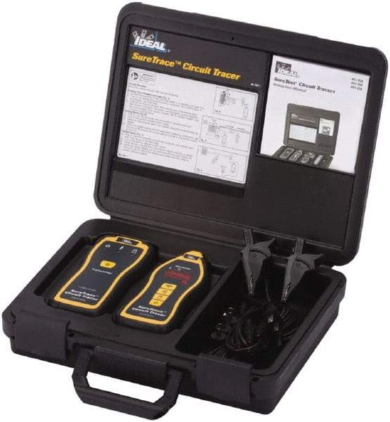 Ideal - 6 Piece, Circuit Tracer Kit - 600 Volt Max, LED Display - Apex Tool & Supply