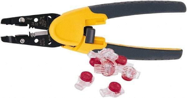Ideal - 24 to 22 AWG Connector Kit - For Use with Telecommunication Cable - Apex Tool & Supply