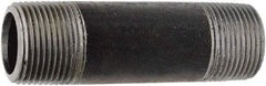 Value Collection - Schedule 160, 1-1/2" Diam x 2-1/2" Long Black Pipe Nipple - Threaded - Apex Tool & Supply
